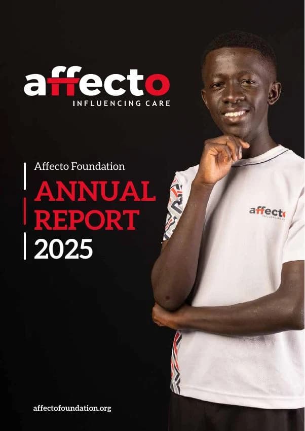 Cover of the Affecto Foundation 2025 Annual Report