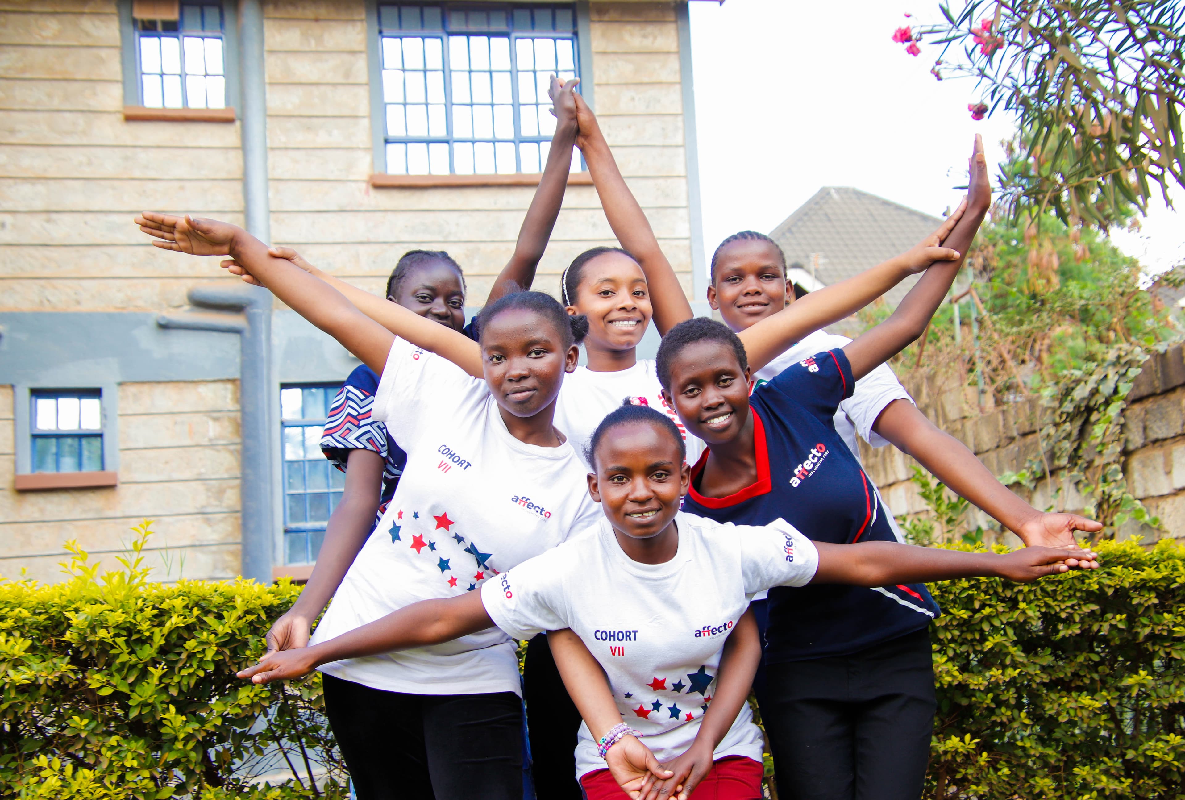 A group of Affecto learners smiling together